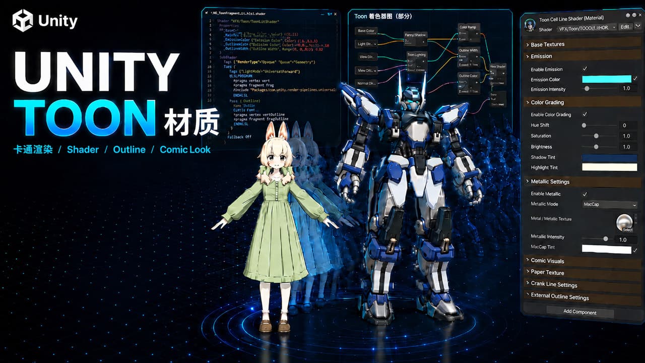 卡通渲染材质 TOON Shader